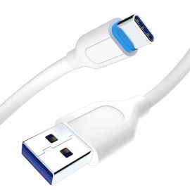 Cavo USB Type-C Bianco Compatibile per Carica 2.1A Veloce e invio Dati Newtop CU01 150 cm